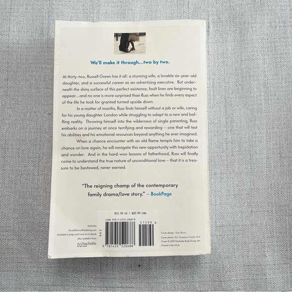 Nicholas Sparks a Novel Two by Two Book - Picture 3 of 4